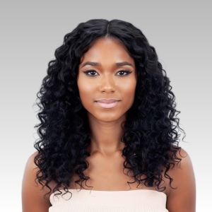 Natural Black Deep Curly Human Hair Wig