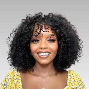 Natural Black Curly Wig