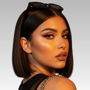 Sleek Straight Bob Lace Front Wig