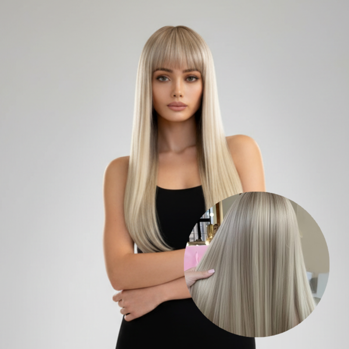 Highlight Blonde Lace Front Wig