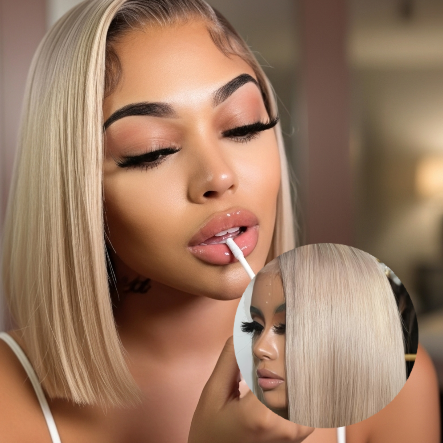 Modern Balayage Lob Wig