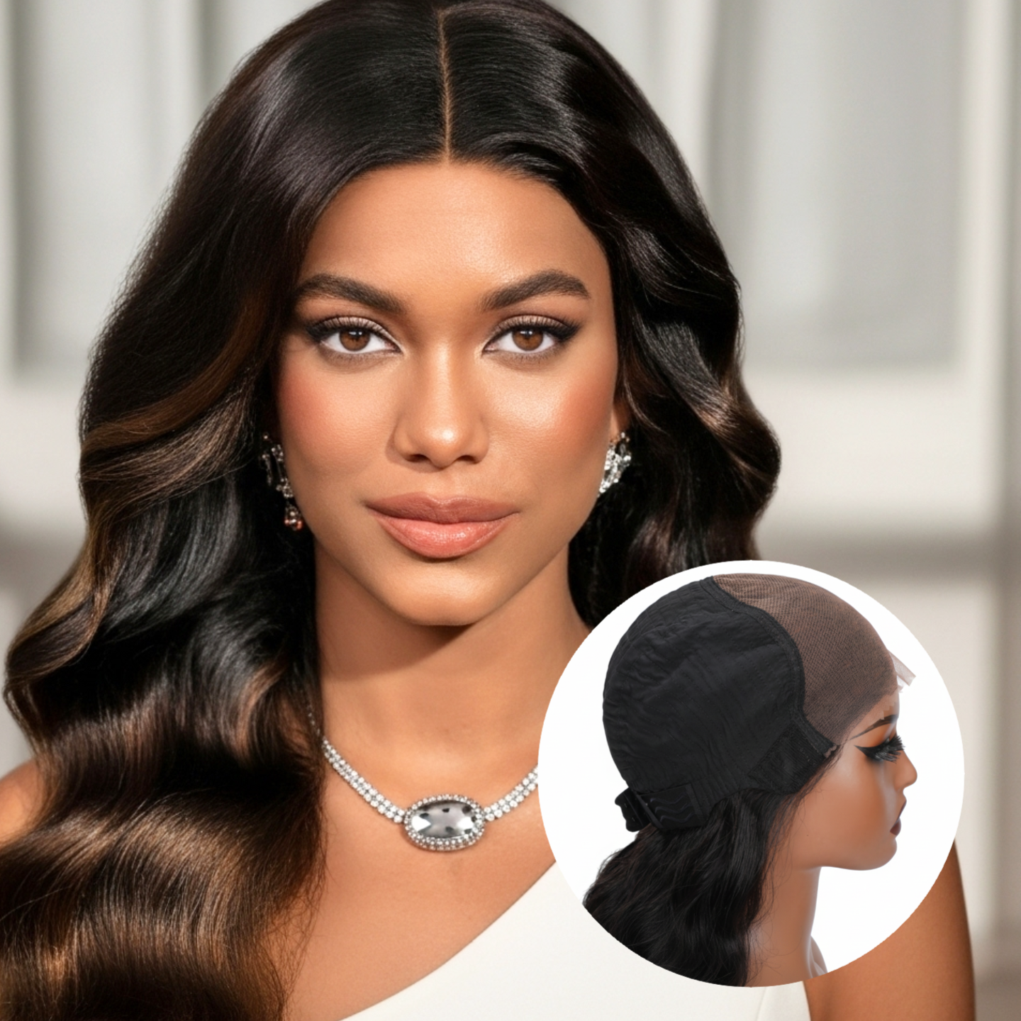 5*6 Loose Deep Wave Glueless Lace Wig: