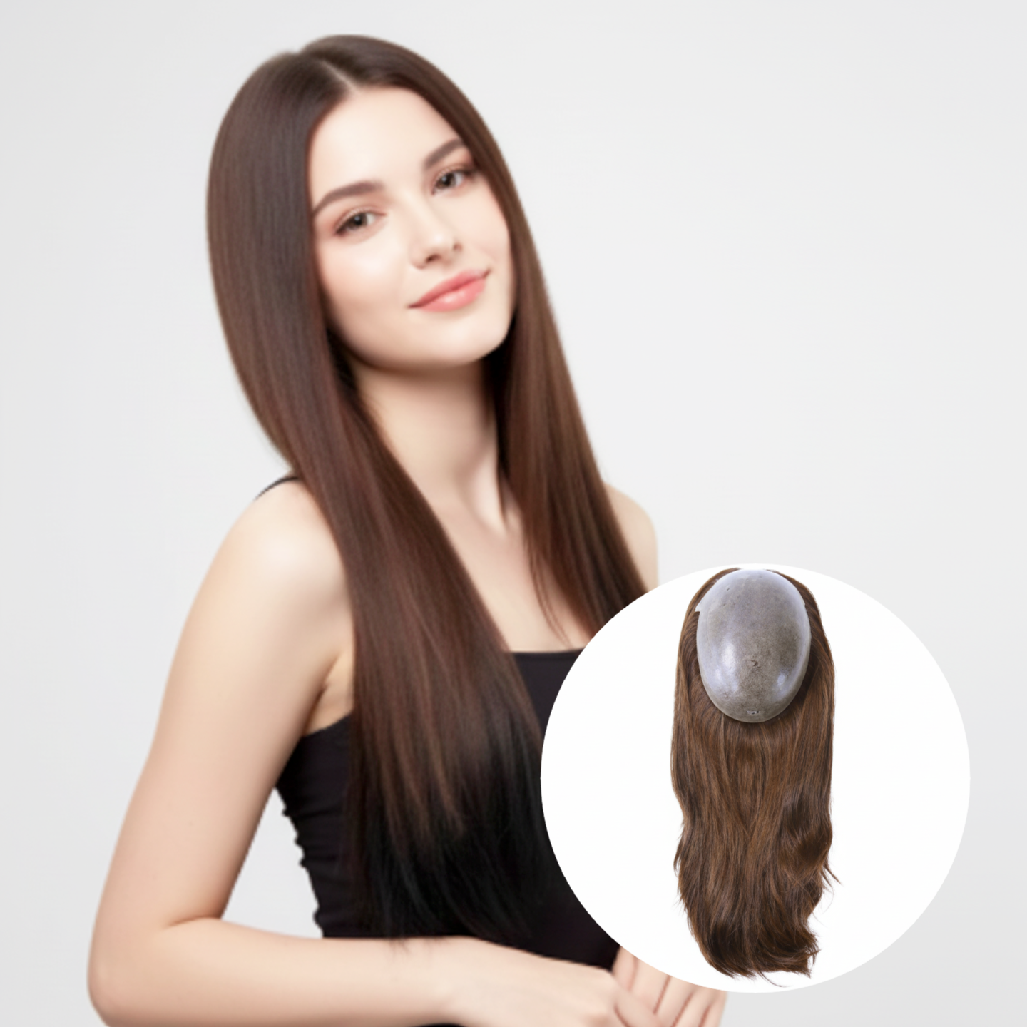 7*9 PU Base Cuticle Remy Hair