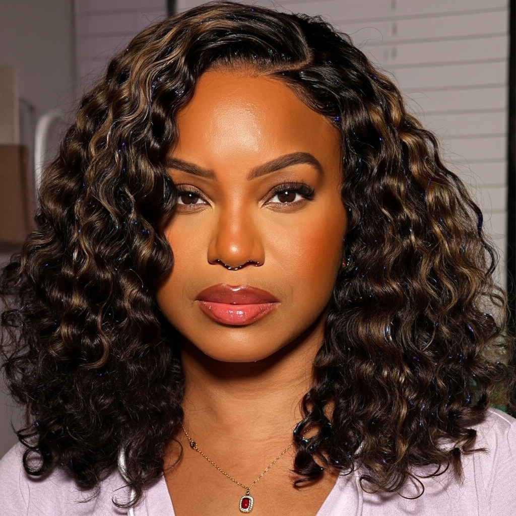 9AM 5*6 High Density Multi-Texture Bob Wig