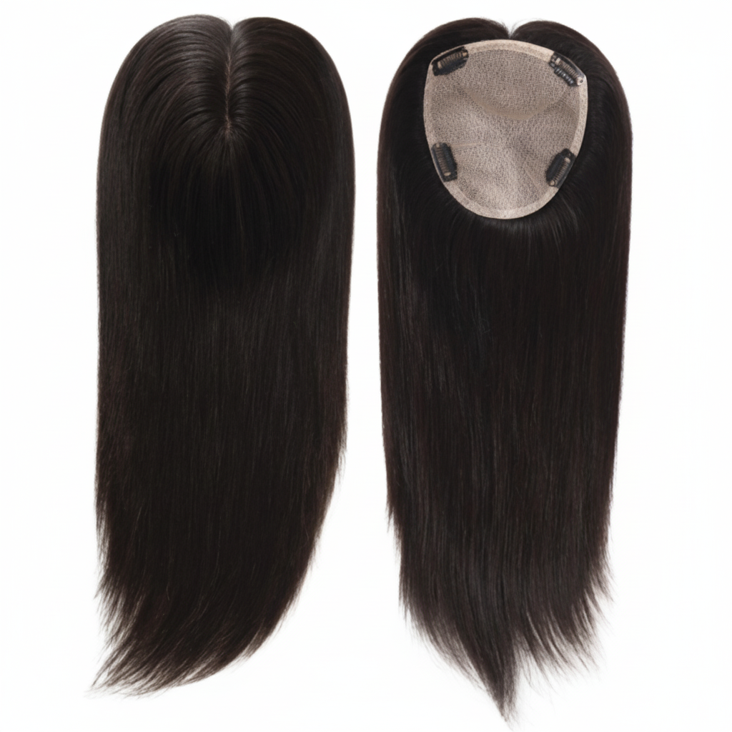 5.5*6 Lace Base Culticle Remy Straight Topper