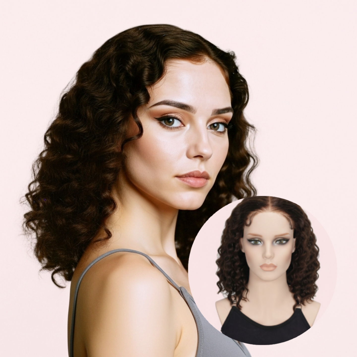 5*6 Loose Deep 250% Density Bob Wig