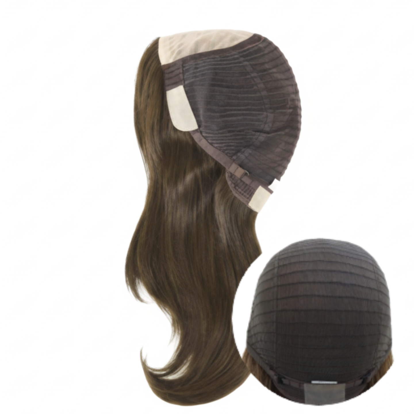 Poly Coated Front Folded Lace Wig