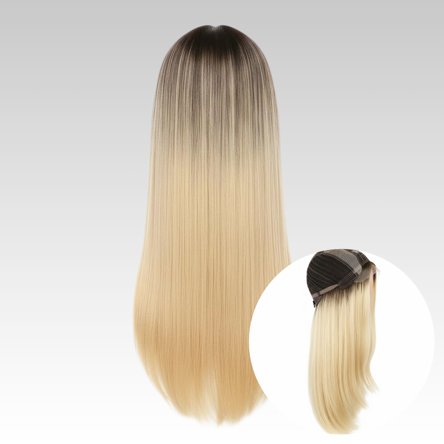 Monofilament Base Realistic Scalp Breathable Human Hair Topper